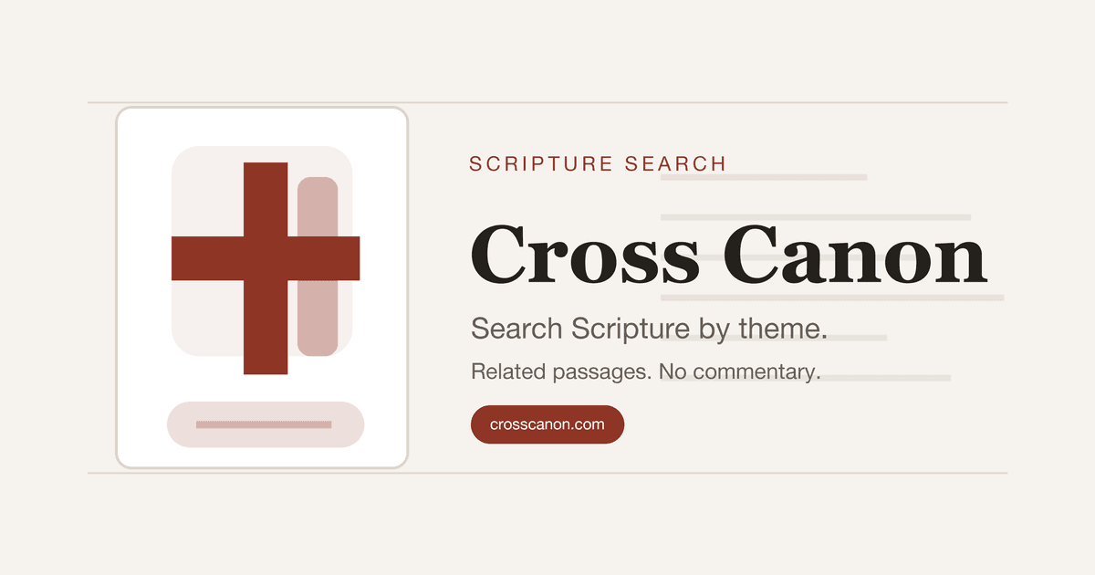 Cross Canon Open Graph card