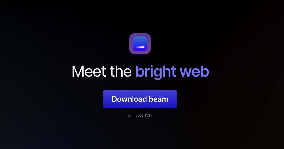 Beam Open Graph card