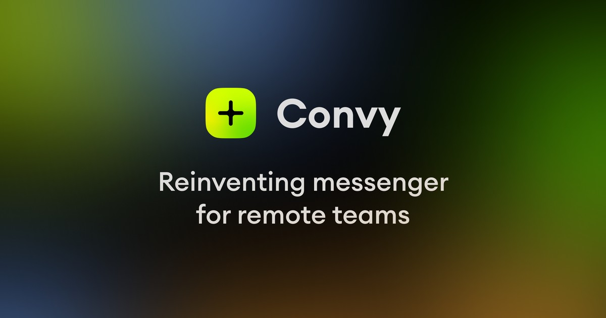 Convy Open Graph card