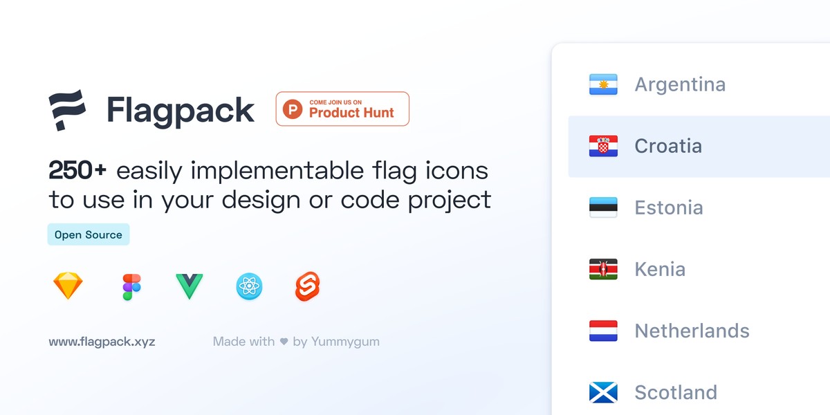 Flagpack Open Graph card