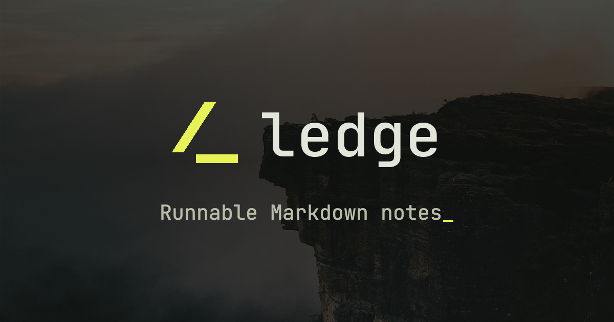 Ledge Open Graph card