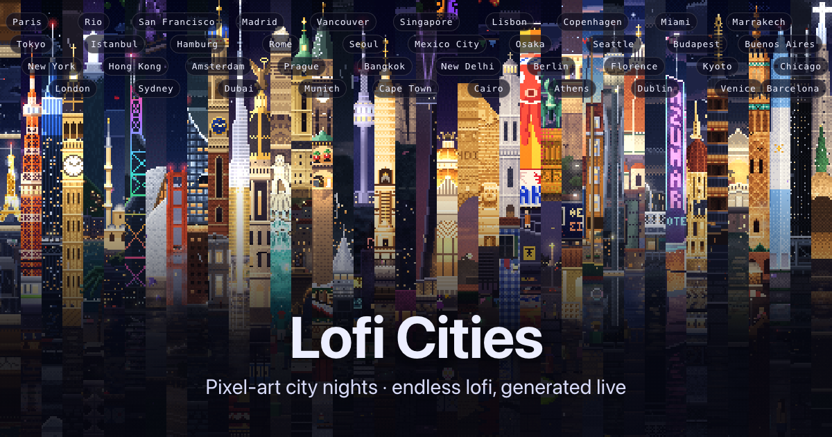 Lofi Cities Open Graph card