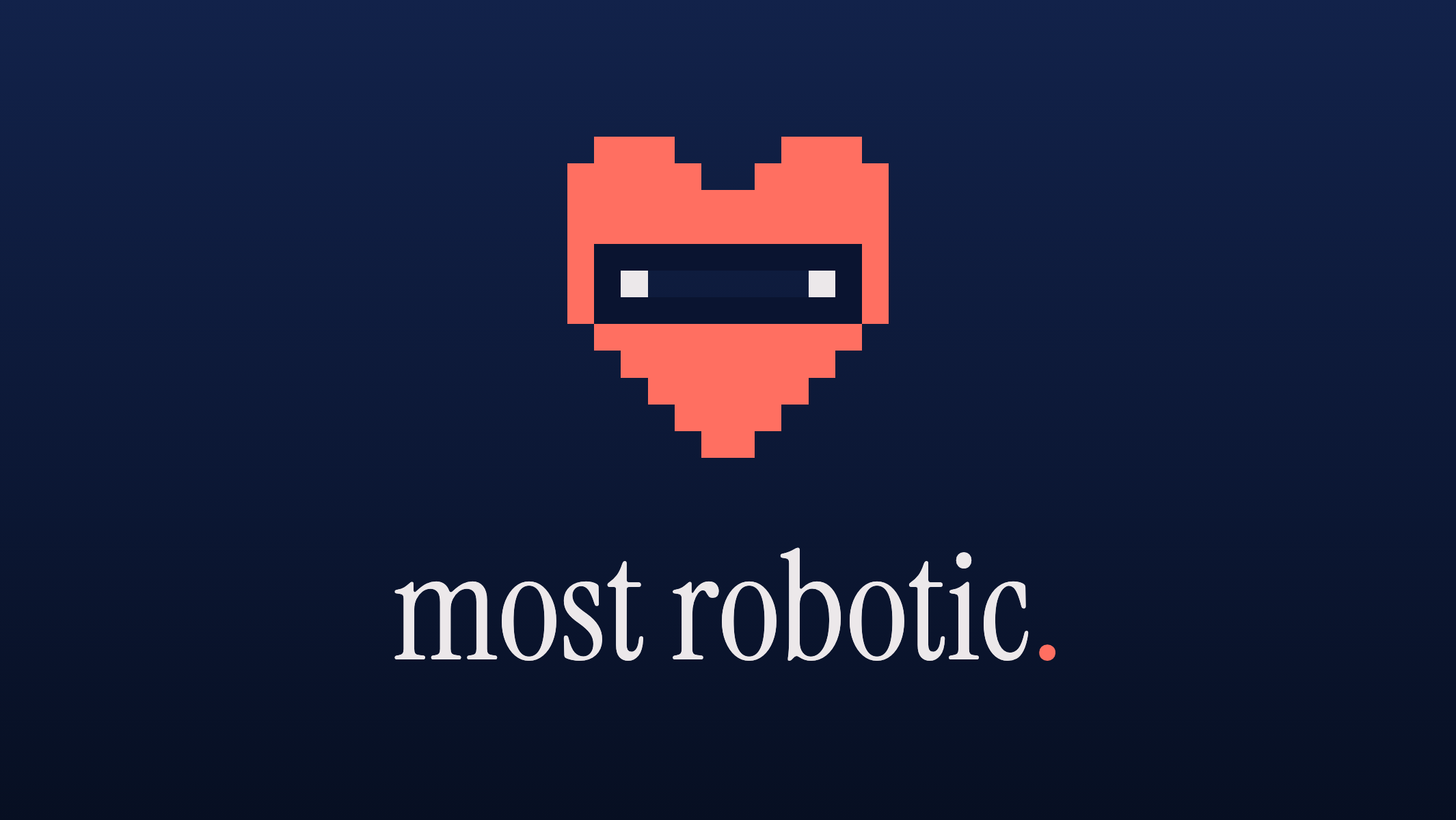 Most Robotic Open Graph card