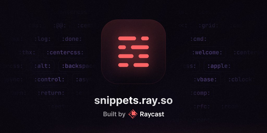Snippet Explorer Open Graph card
