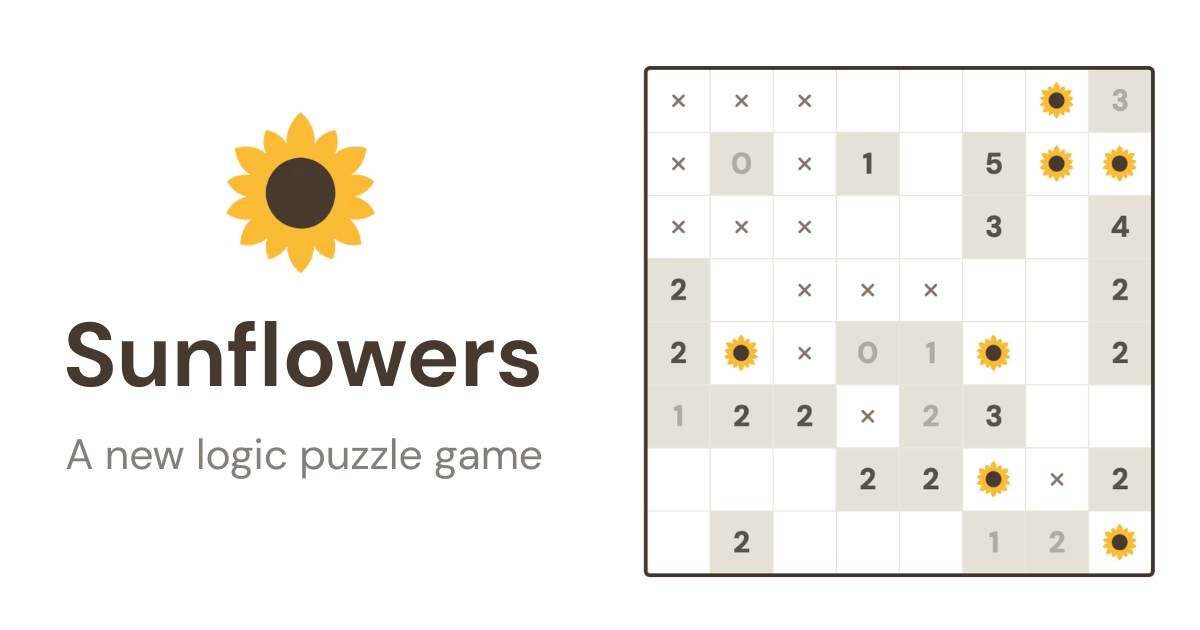 Sunflowers Open Graph card