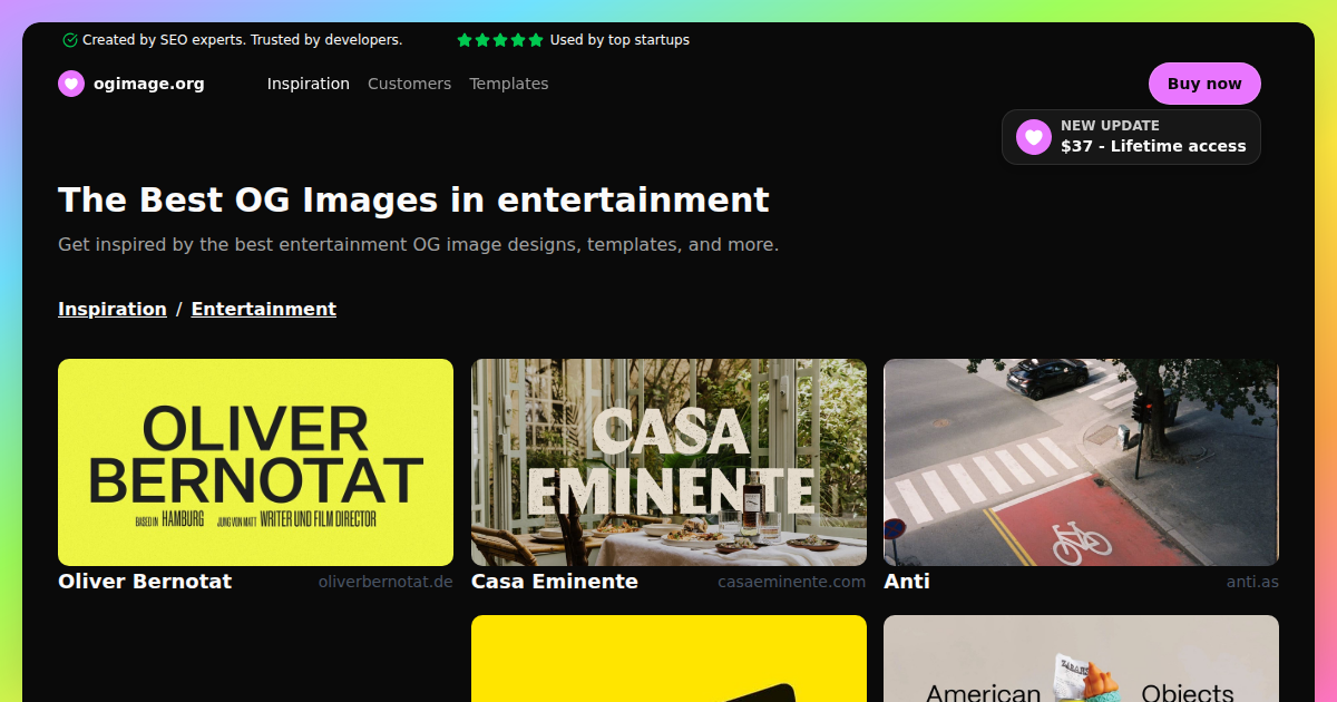 OG Image Examples in entertainment - Design Inspiration