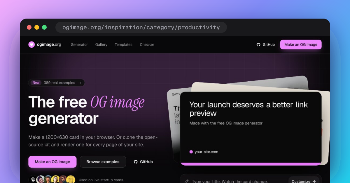OG Image Examples in productivity - Design Inspiration