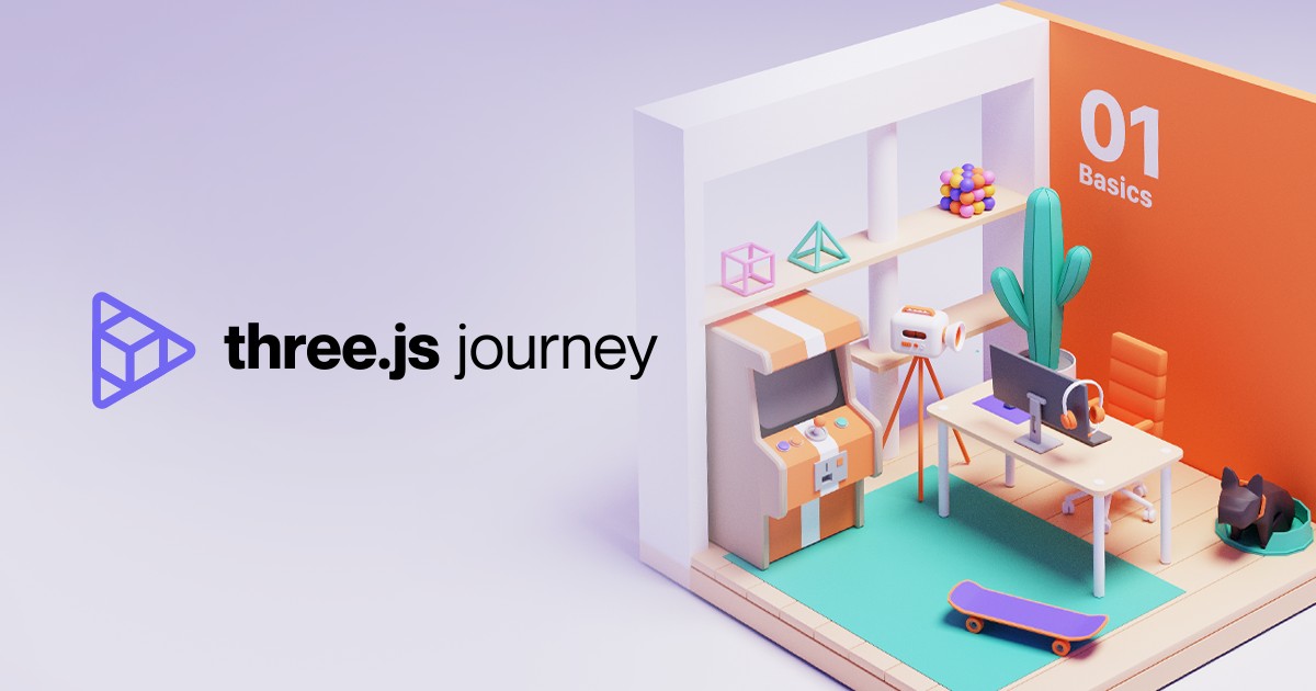 Three.js Journey Open Graph card
